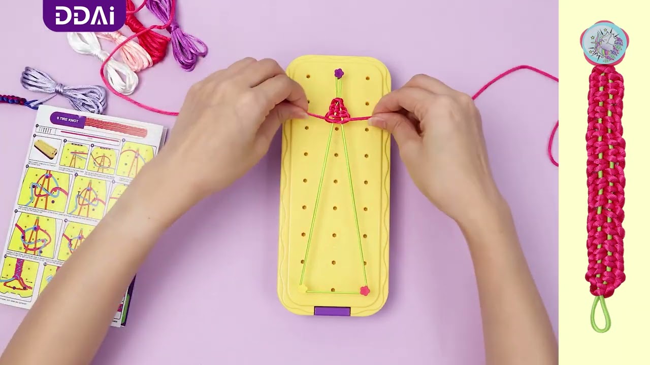 SPARROW HEAD KNOT   #DIYbracelettutorial #friendshipbracelet #braceletmaking #diycrafts #ddaitoys