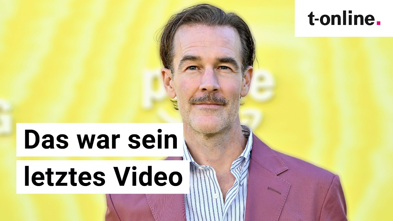 James Van Der Beek ist tot: Das war das letzte Video des Schauspielers