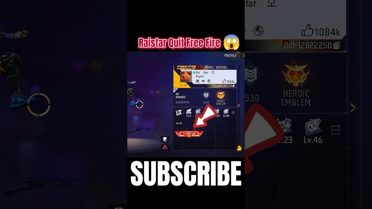 Raistar Quit Free Fire 😱 #shorts #freefire #trending #viral #shortsfeed