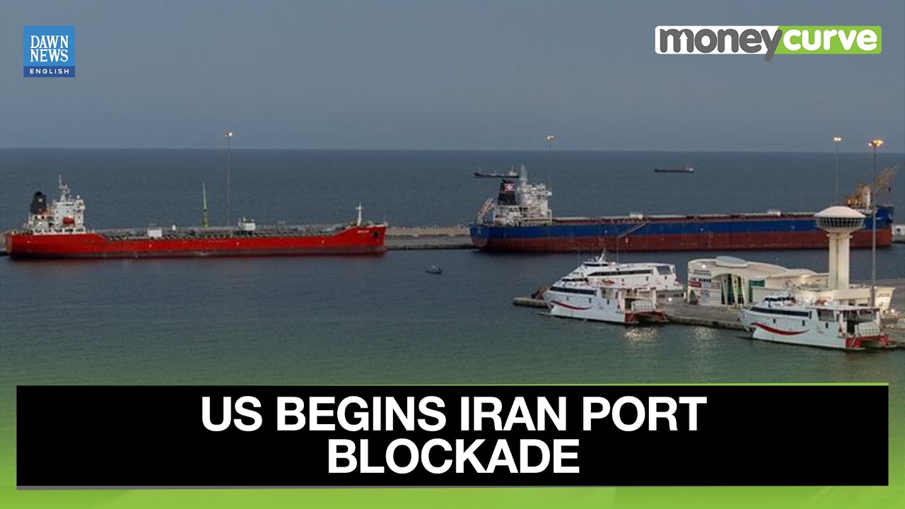 US Starts Iran Port Blockade as Oil Prices Ease on Hopes of Talks | 15 Warships Deployed