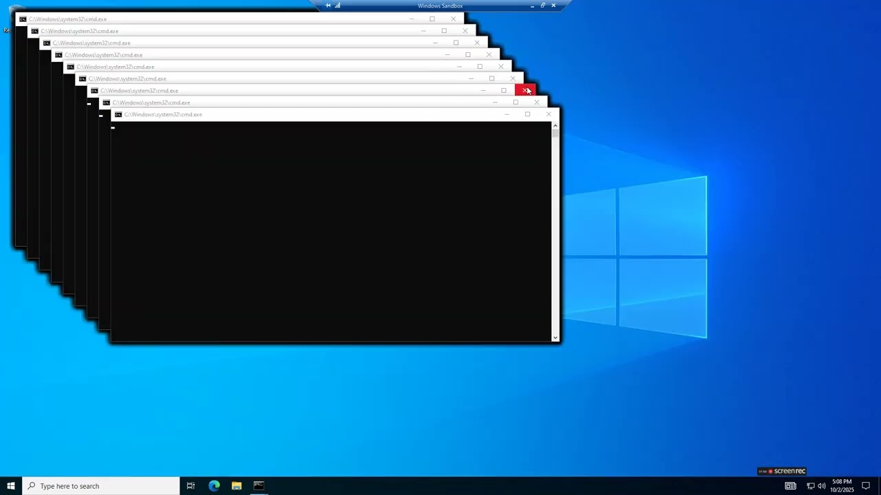 I Made and Tested A Computer Virus on Windows Sandbox Pt. 1