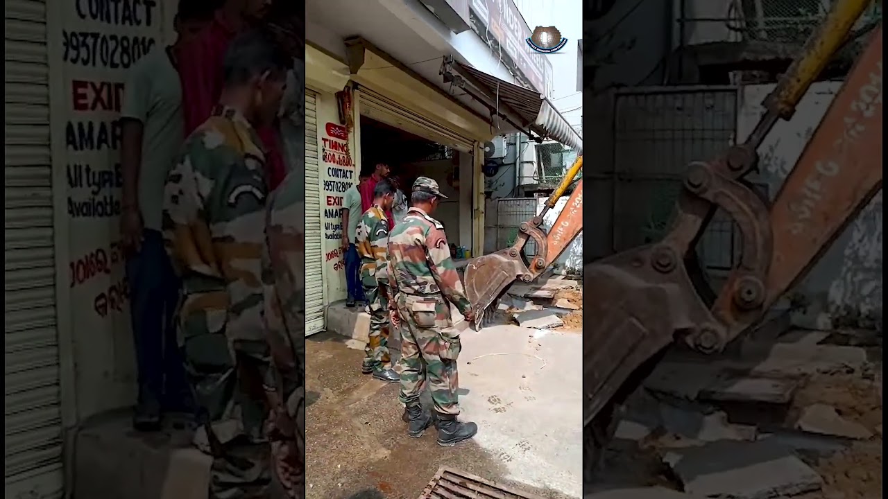CMC Enforcement Team successfully conducted a peaceful eviction drive at CDA Sector- 10 & 11