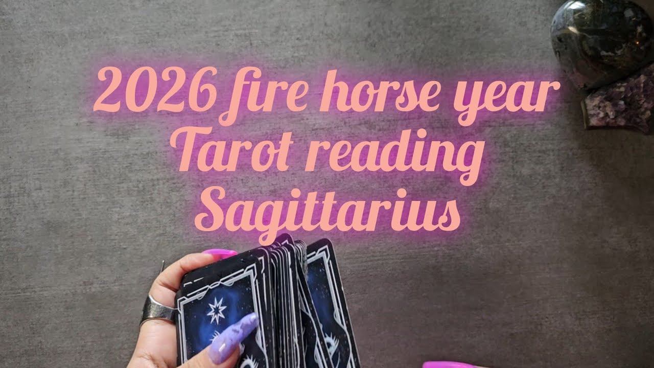 2026 Fire Horse Year Tarot reading || Sagittarius 