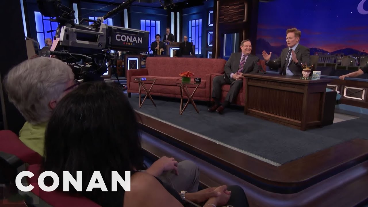 Conan&rsquo;s New Desk Is Much Closer To The Studio Audience | CONAN on TBS