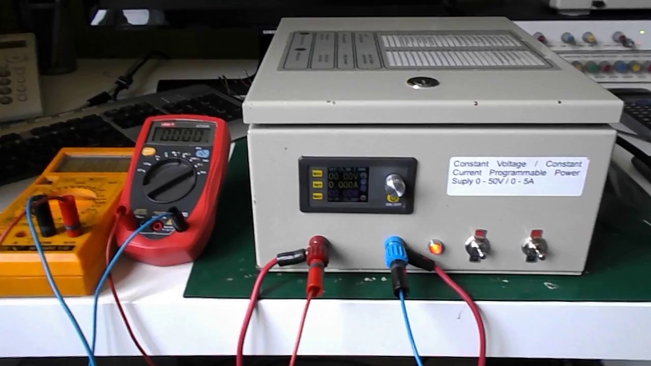 Programowalny Zasilacz Laboratoryjny 0-50V CV / 0-5A CC DIY