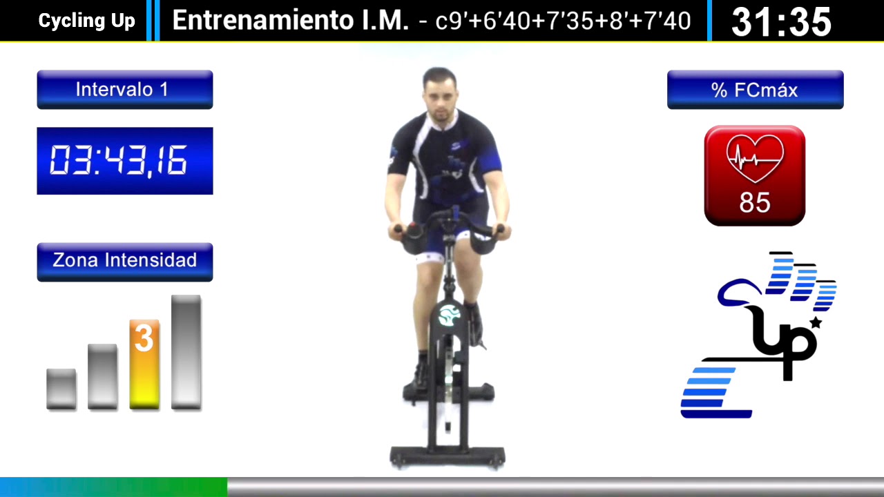 Clase Virtual N&ordm;8 Cycling Up - Interv&aacute;lico Medio Ciclo Indoor by David Aguado