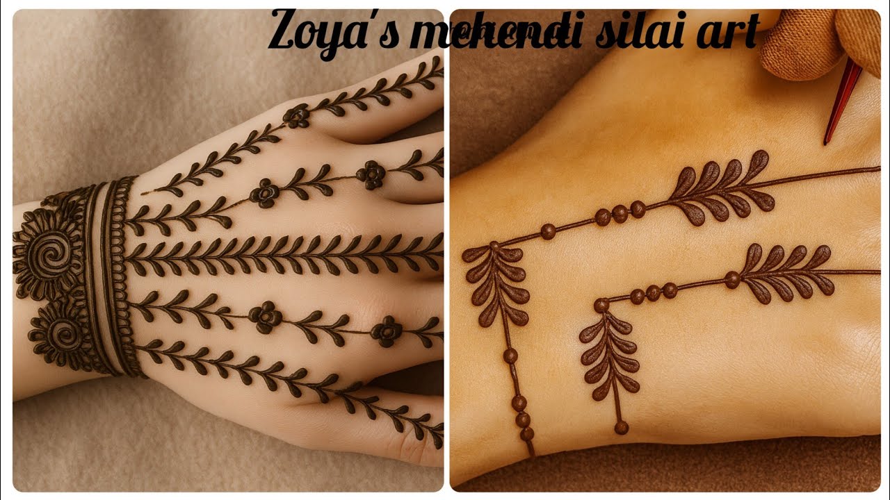Arabic mehandi design 2026 new year special//Zoya'smehendisilaiart