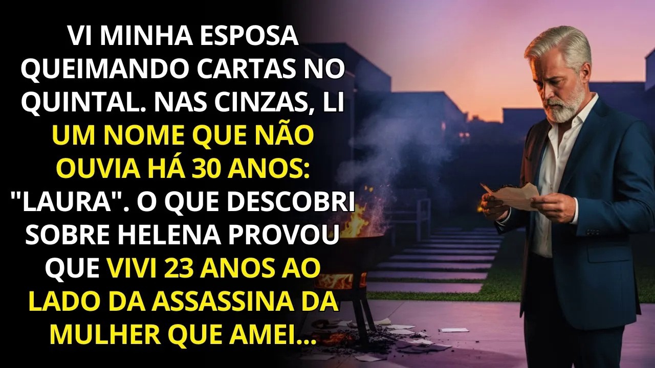 Minha esposa queimou uma carta antiga… mas o nome que apareceu nas cinzas me fez desmoronar.