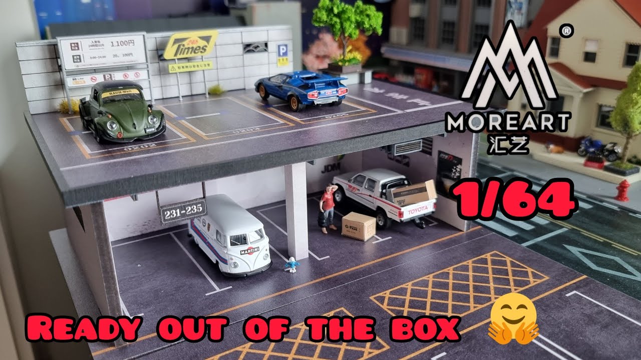 Very good Moreart parking garage Diorama for your diecast cars! Unboxing Review 🙂☝🏻#diecast