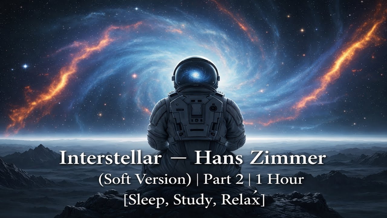 Interstellar - Hans Zimmer (Soft Version) | Part 2 | 1 Hour [Sleep, Study, Relax]