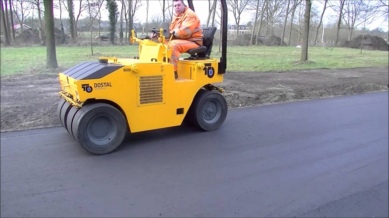 film stappen asfalteren