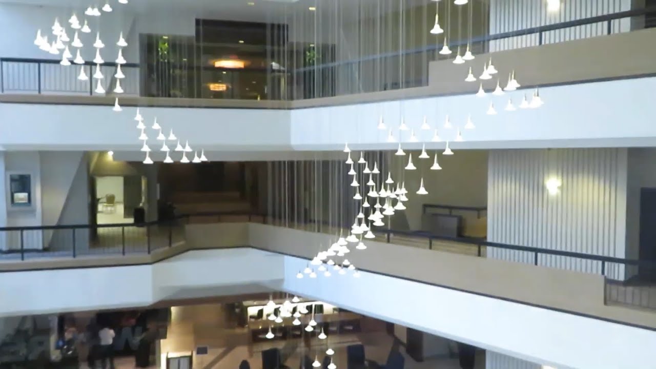 Internal Glass Elevators at the Hilton Hotel, Downtown Atlanta