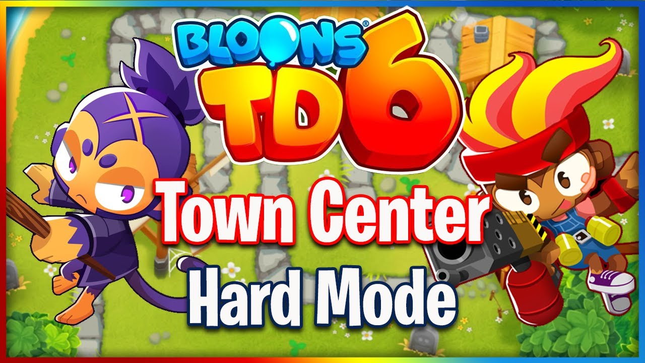 Bloons TD 6: Town Center |  Hard Gameplay | BringTheParty