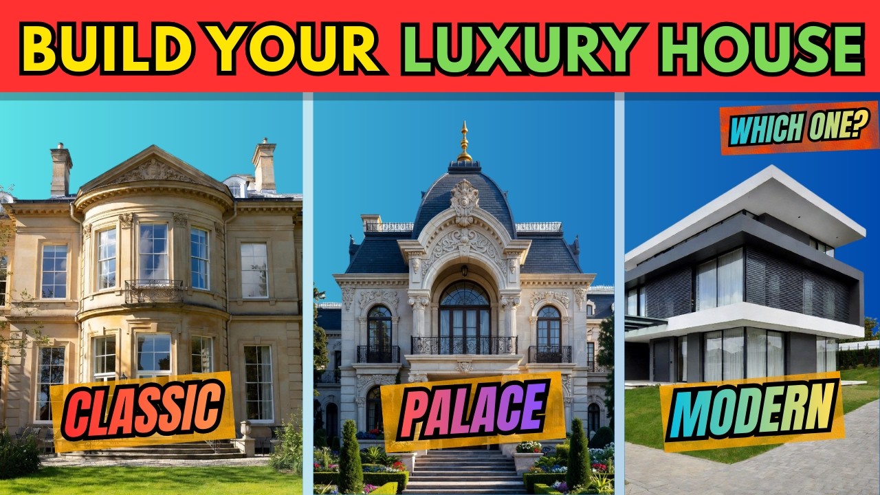 Build Your ULTIMATE LUXURY MANSION 🏡💎 | Exterior Edition Quiz
