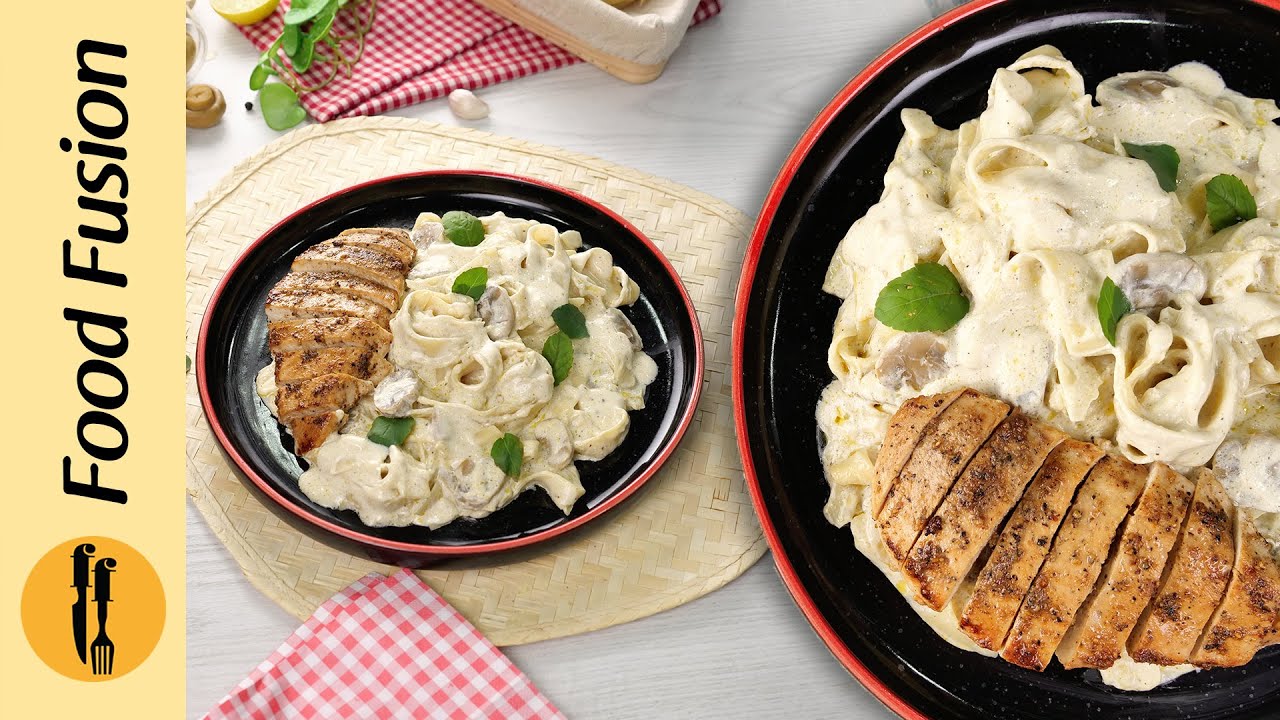 Creamy Fettuccine Alfredo Recipe By Food Fusion
