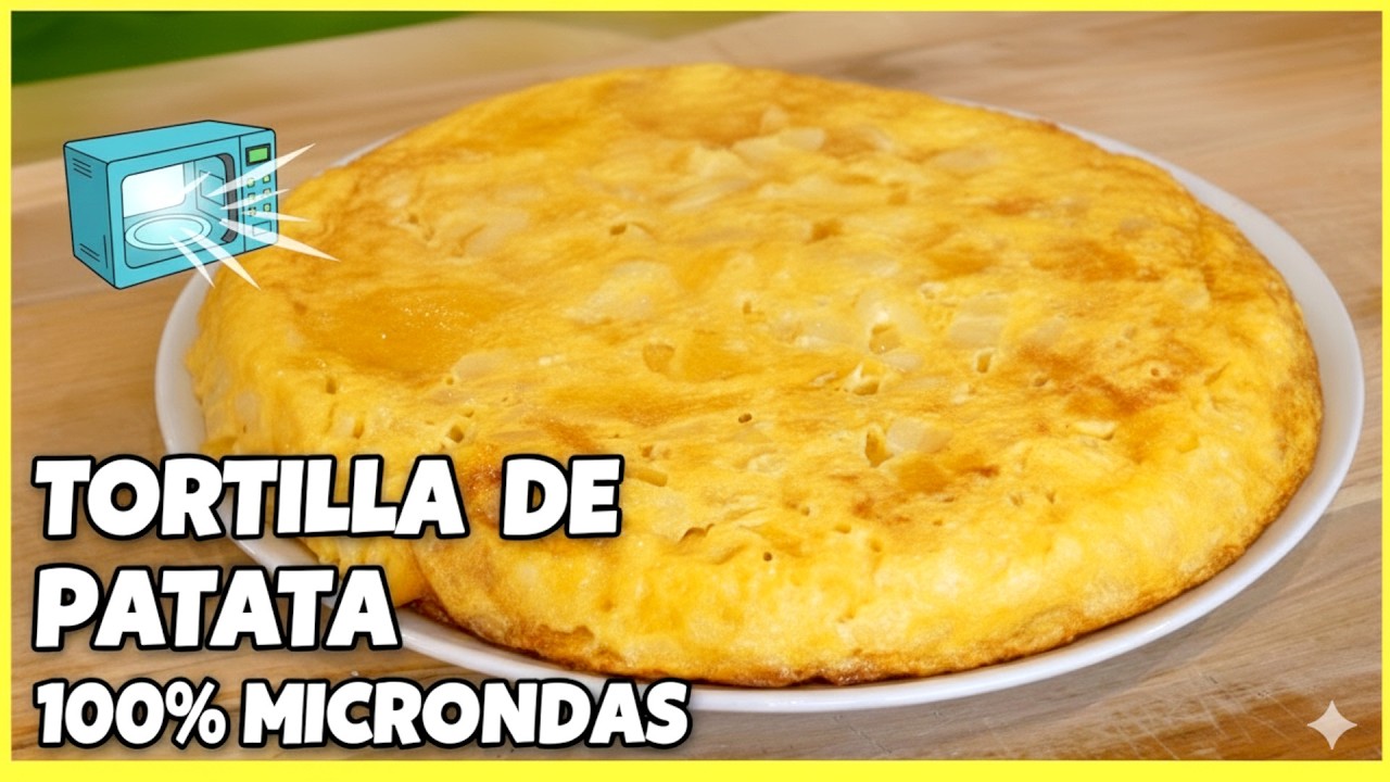 La tortilla de patatas más fácil del mundo | Solo microondas