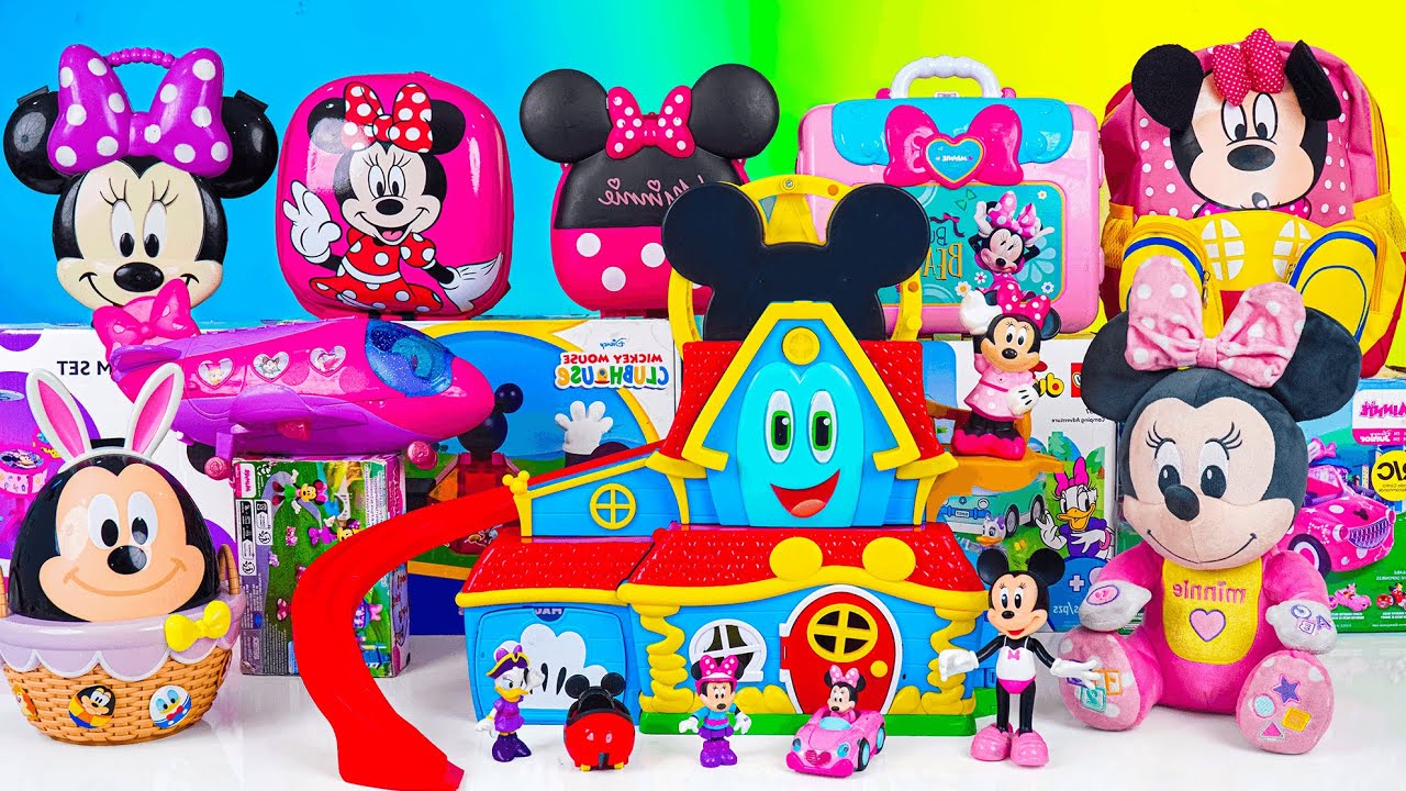 Satisfying with Unboxing Disney Minnie Mouse Jumbo Fun House Playset | Review Toys ASMR