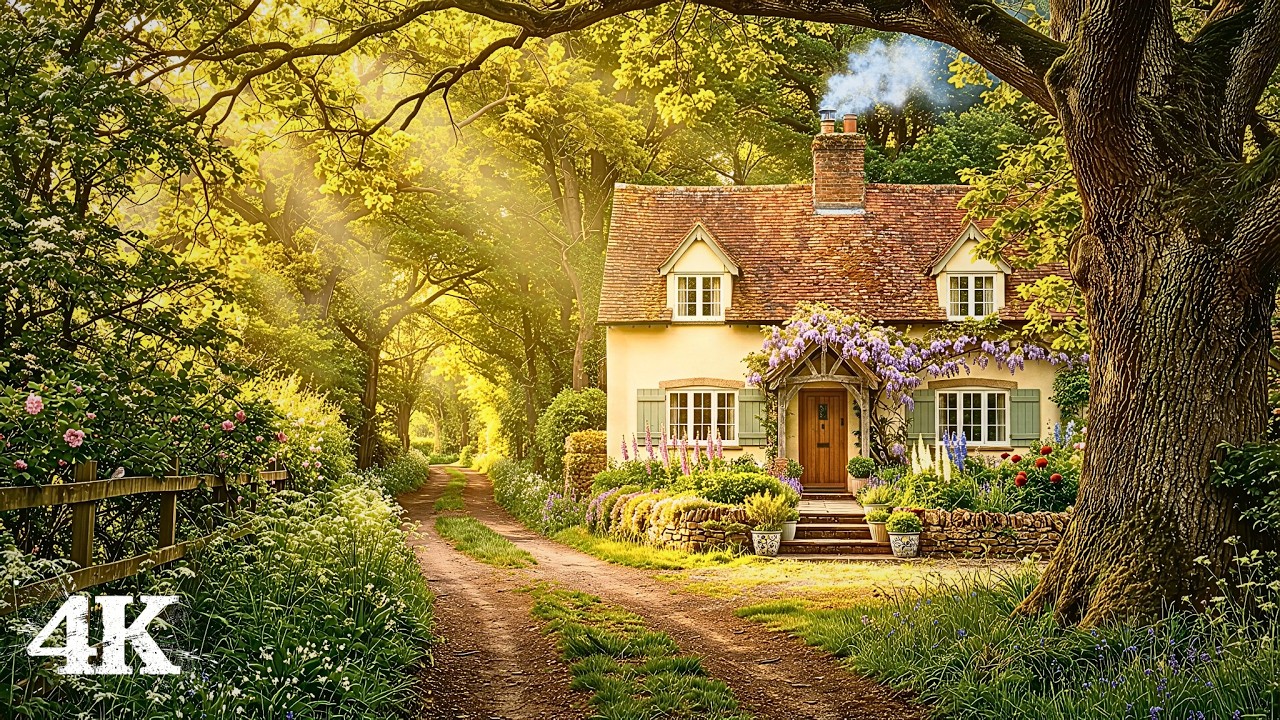 It Brought You Here | Golden Tree Tunnel Cottage with Birds & Soft Breeze