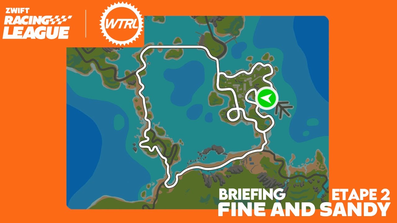 [ZWIFT] BRIEFING ÉTAPE 2 ZRL 25/26🚴 – Fine and Sandy