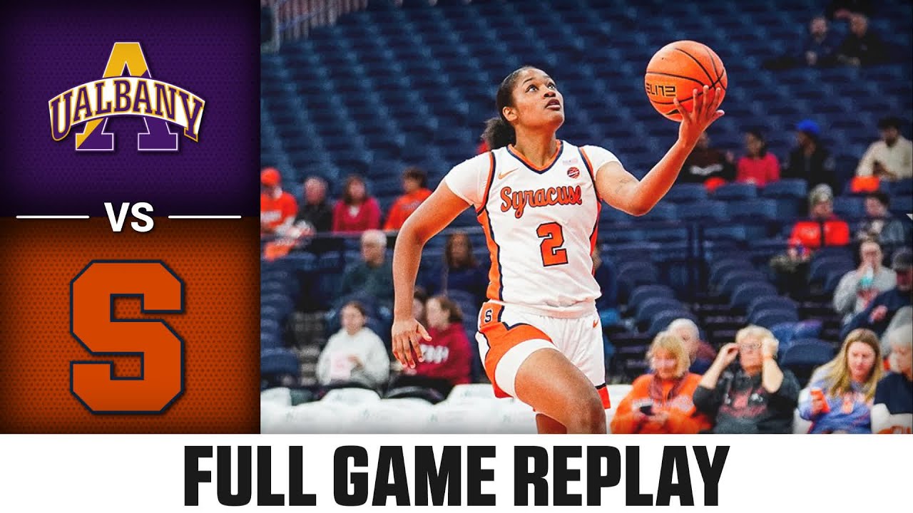 Albany vs. Syracuse Full Game Replay | 2024-25 ACC Women’s Basketball