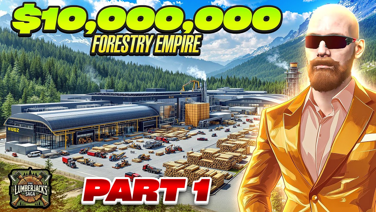 I Built A TEN MILLION DOLLAR Forestry Empire In FS 25 - The Lumberjacks Saga S2 EP 1-9 Compilation