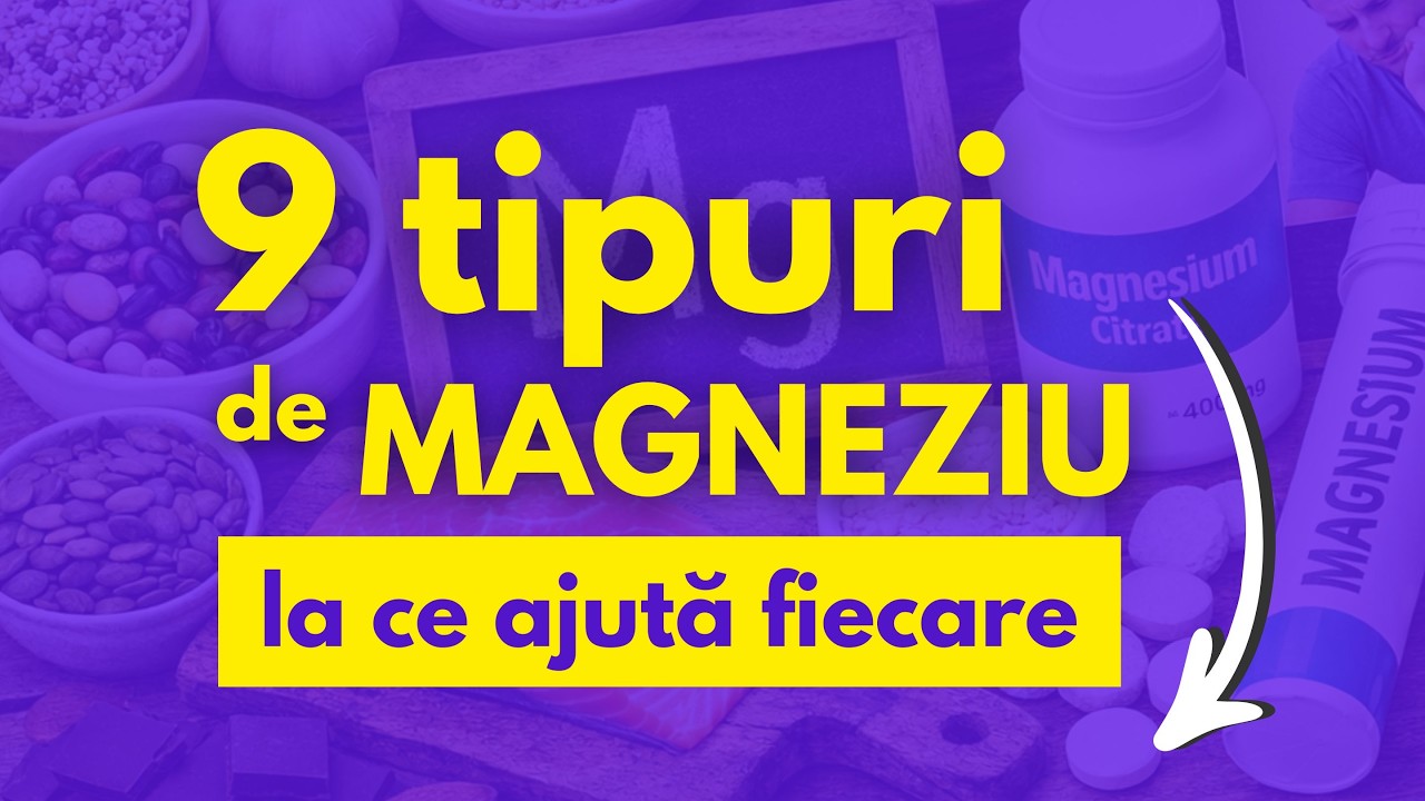 La ce ajută fiecare TIP de Magneziu