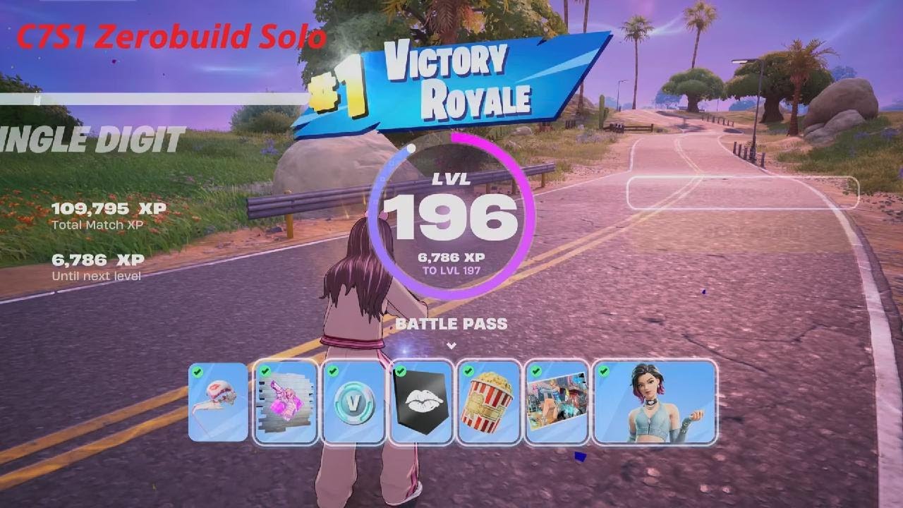 Fortnite C7S1 Zerobuild Solo 09 #Jersey Kizunaai