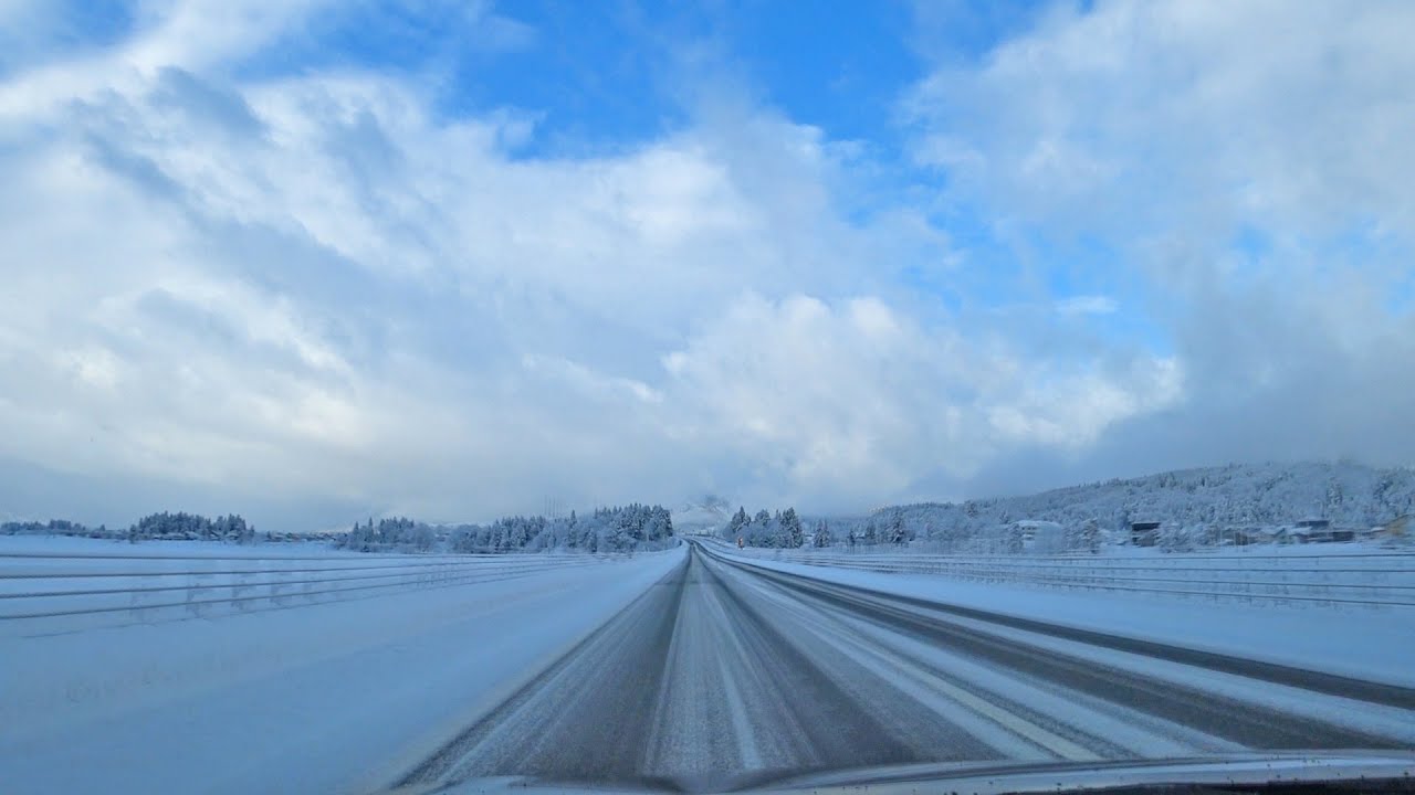 【車載動画】雪の新潟から冬晴れの群馬へ 関越道を行く【2023】