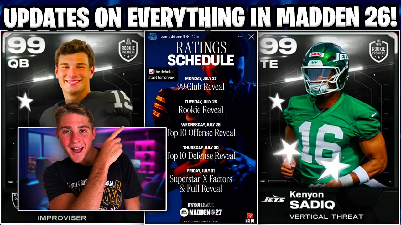 ВСЕ ОБНОВЛЕНИЯ В MADDEN 26! НЕДЕЛЯ РЕЙТИНГОВ MADDEN 27 УЖЕ ЗДЕСЬ + МНОГОЕ ДРУГОЕ!