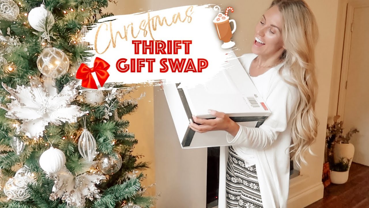 CHRISTMAS GIFT SWAP CHARITY SHOP THRIFT FINDS WITH MR CARRINGTON