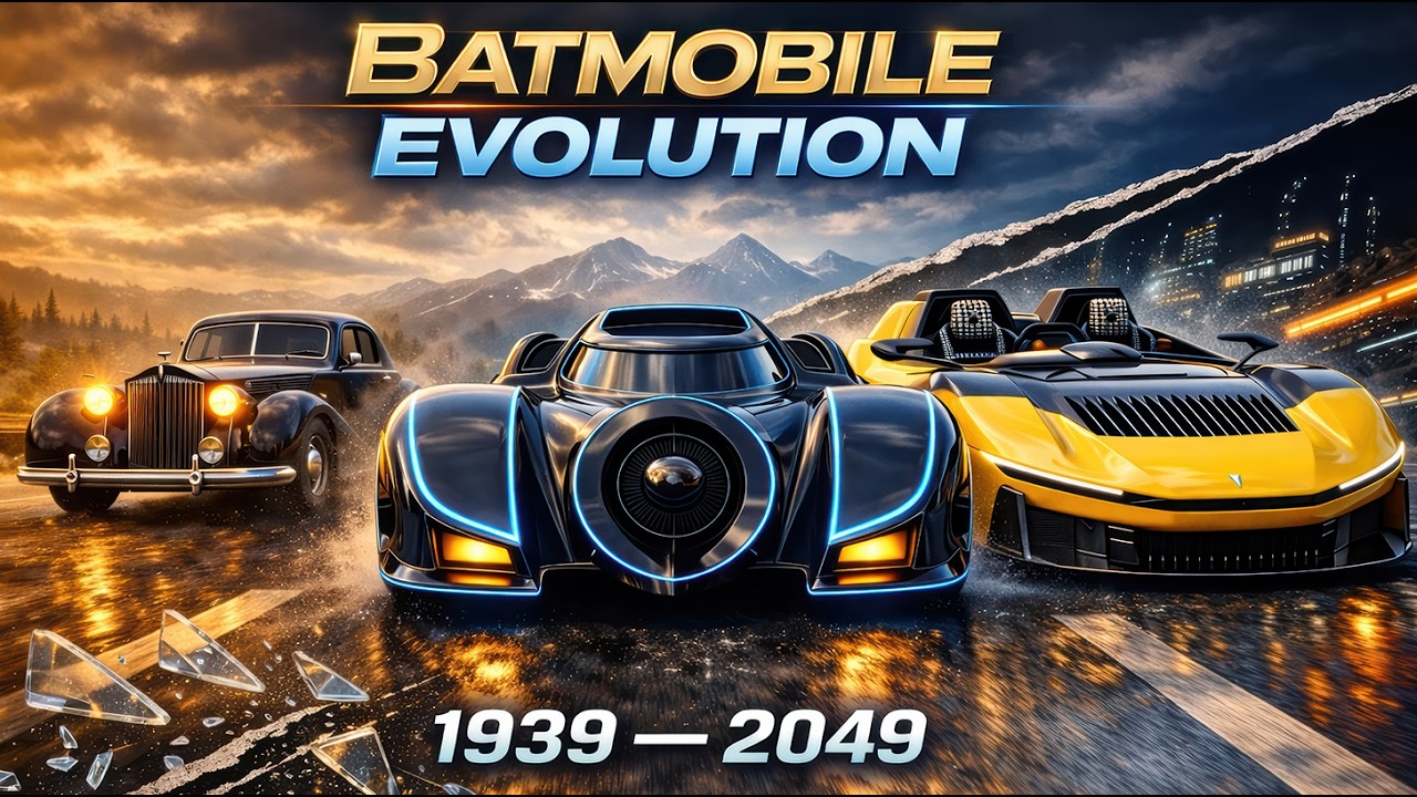 Batmobile Evolution 1939–2049 | All Batman Vehicles (Movie-Inspired Timeline)