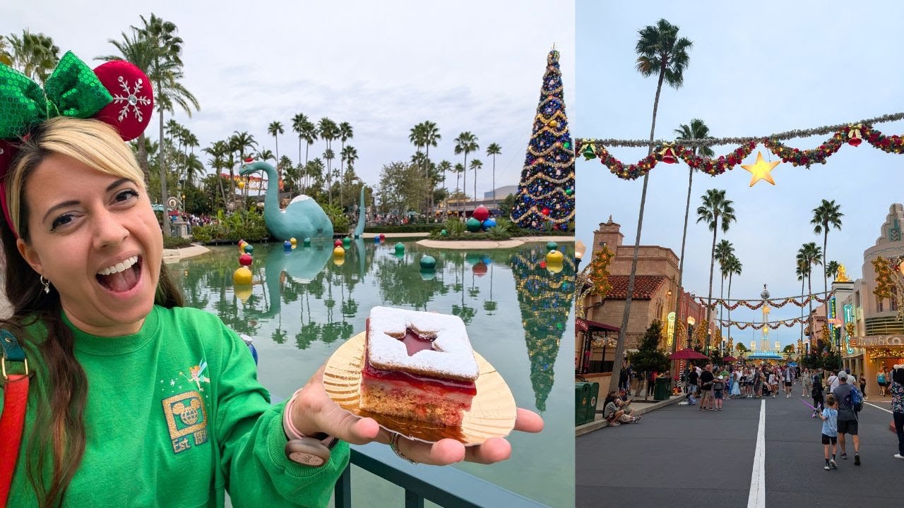 В Disney's Hollywood Studios лучшие праздничные украшения! Пробуем праздничные угощения!