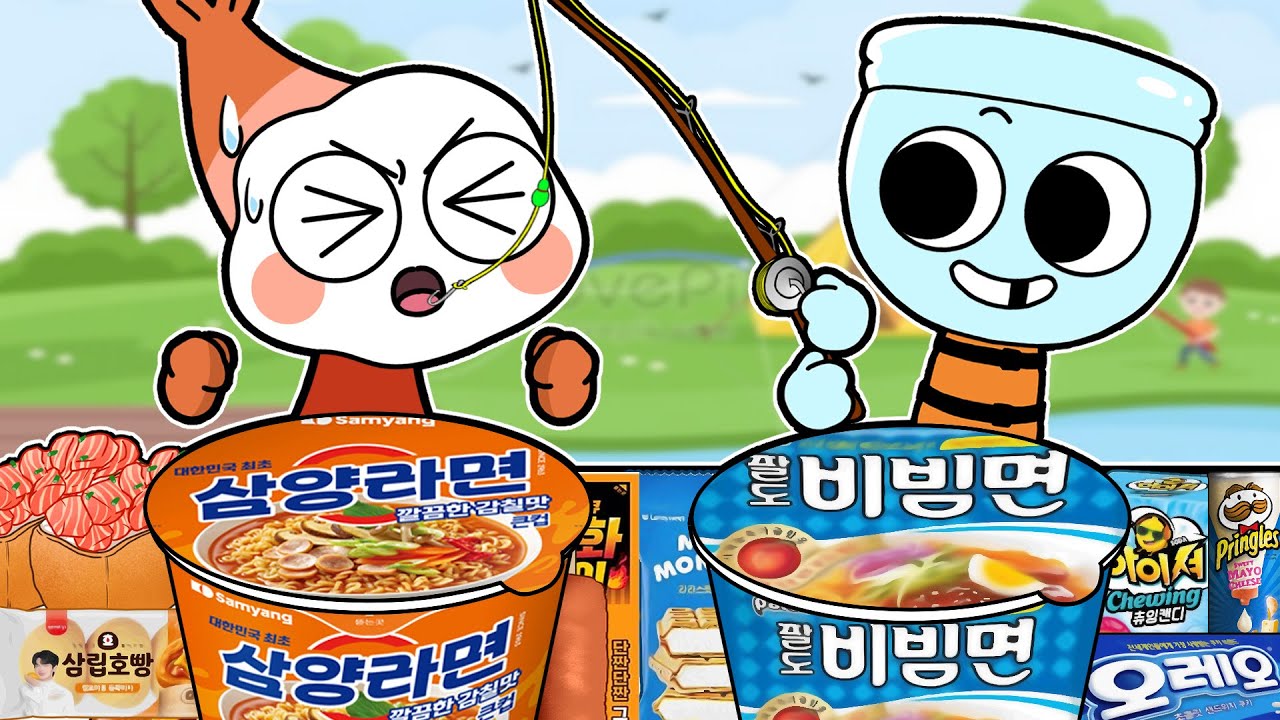 Dandy's World - Shrimpo VS Finn Convenience Store ORANGE BLUE Fishhook GAME MUKBANG | ROBLOX