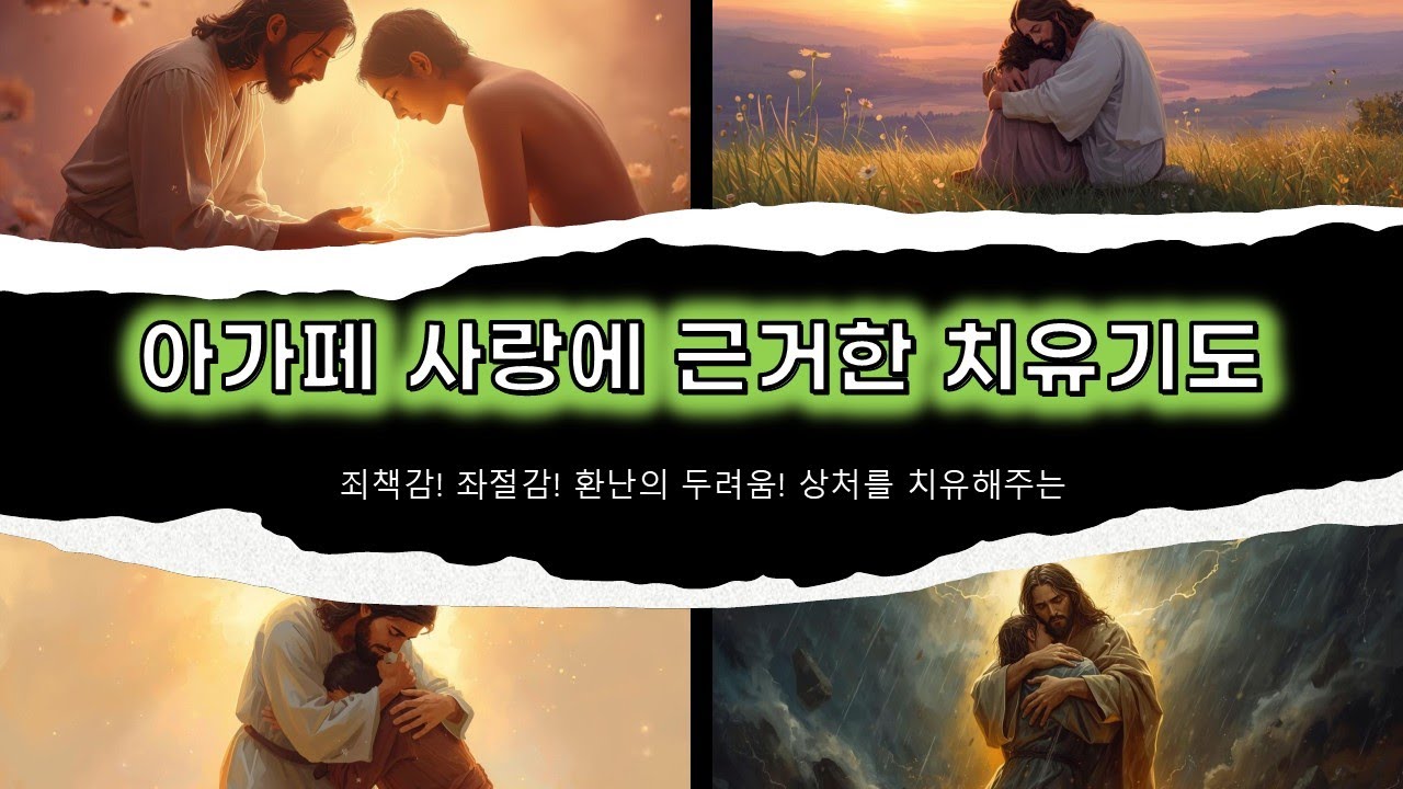 [마음 무거울 때 들으세요! 평안해집니다] 🙏아가페 사랑에 근거한 치유기도🙏 1시간 연속듣기!!