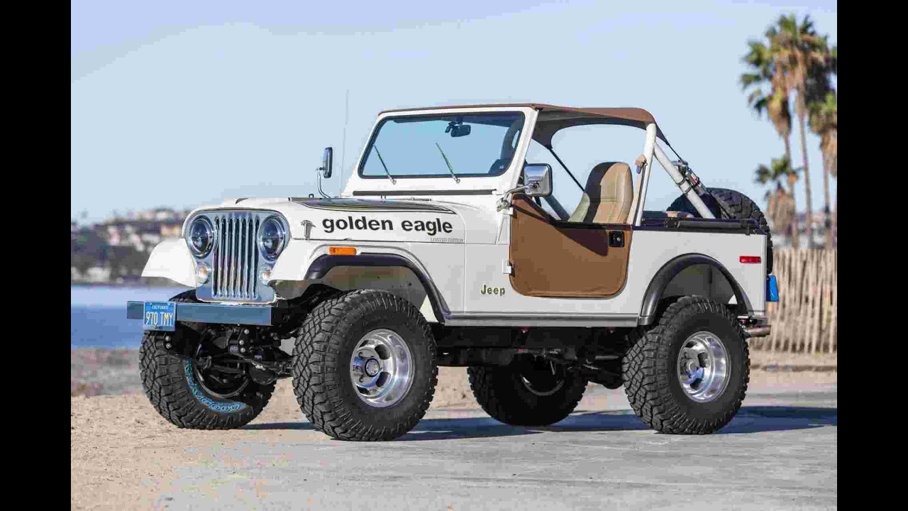 Тест-драйв Jeep CJ 7 Golden Eagle 1979 года в Laguna Classic Cars.