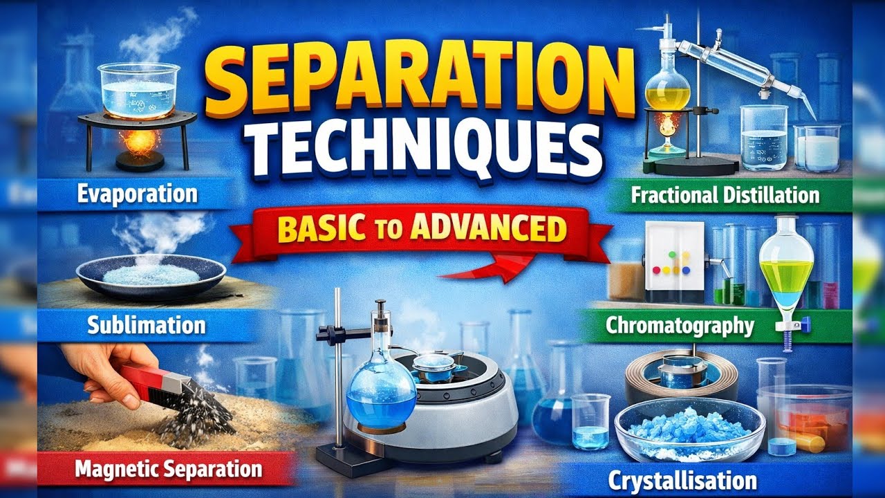 Separation Techniques | #neet #jee #amuentranceexam#amupreparation #neetorganicchemistry#crashcourse
