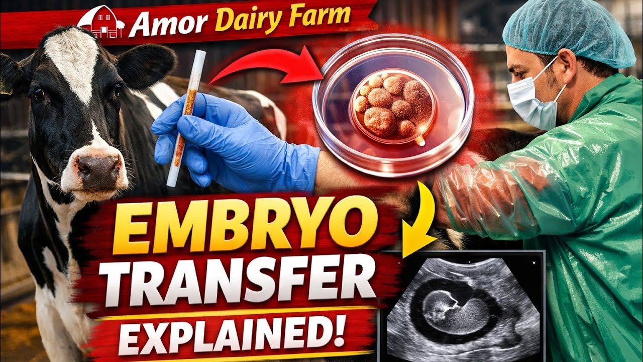 Embryo Transfer Breakthrough– Live Process at Amor Dairy Farm