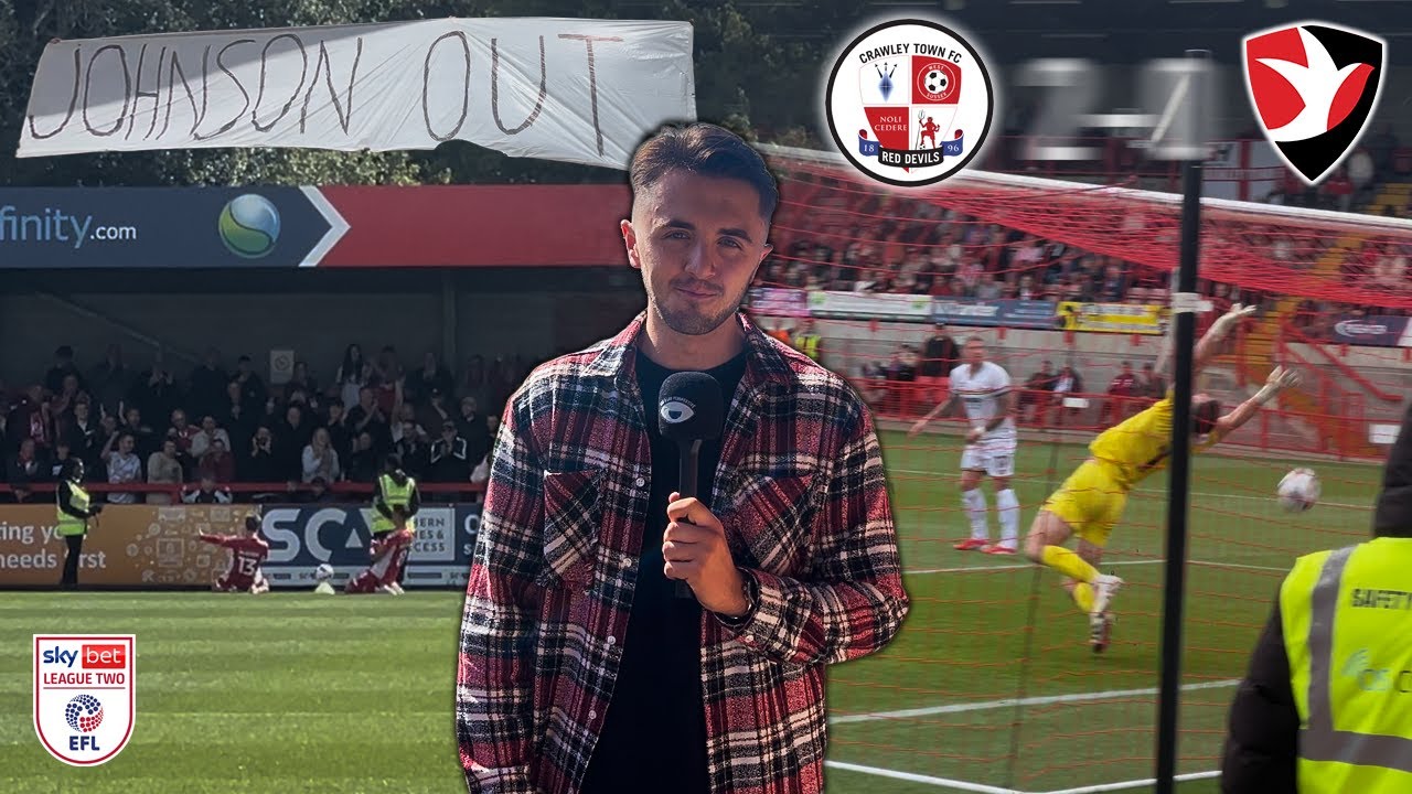It can’t go on like this can it… Pitch-side for Crawley Town vs Cheltenham Town 25/26 MD8