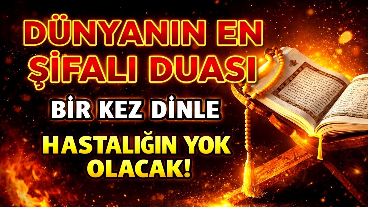 En güçlü şifa duası! Allah'ın izniyle sadece 1 kez dinle, sağlığın geri gelecek!