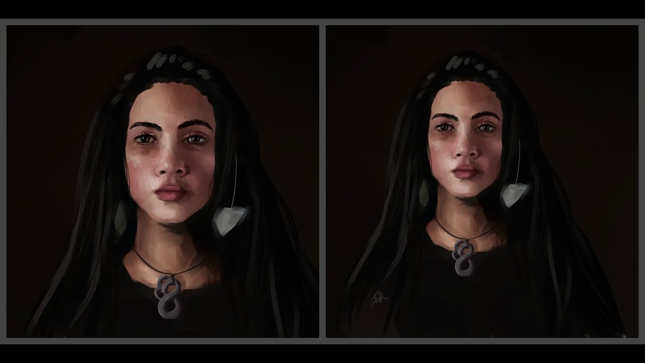 Paint Tool Sai. Рисуем девчулю 9.