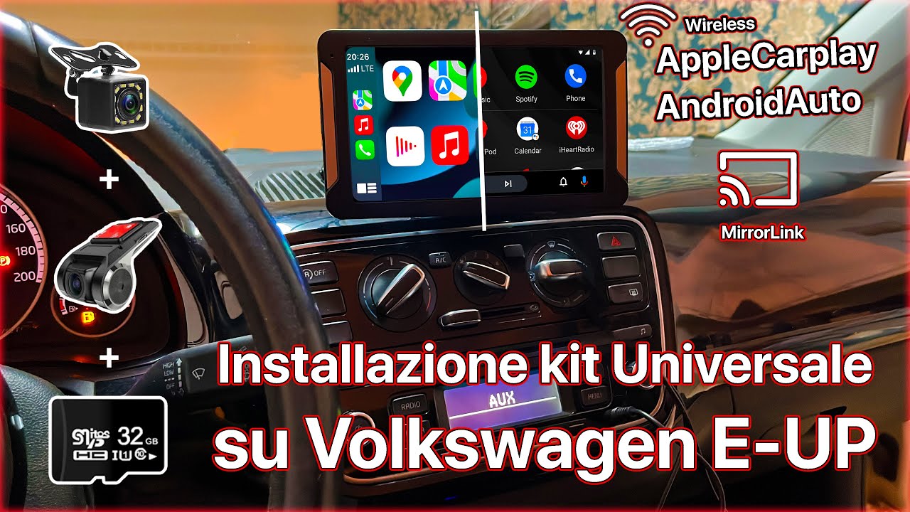 Installazione CarPlay Universale sulla Volkswagen eco up!