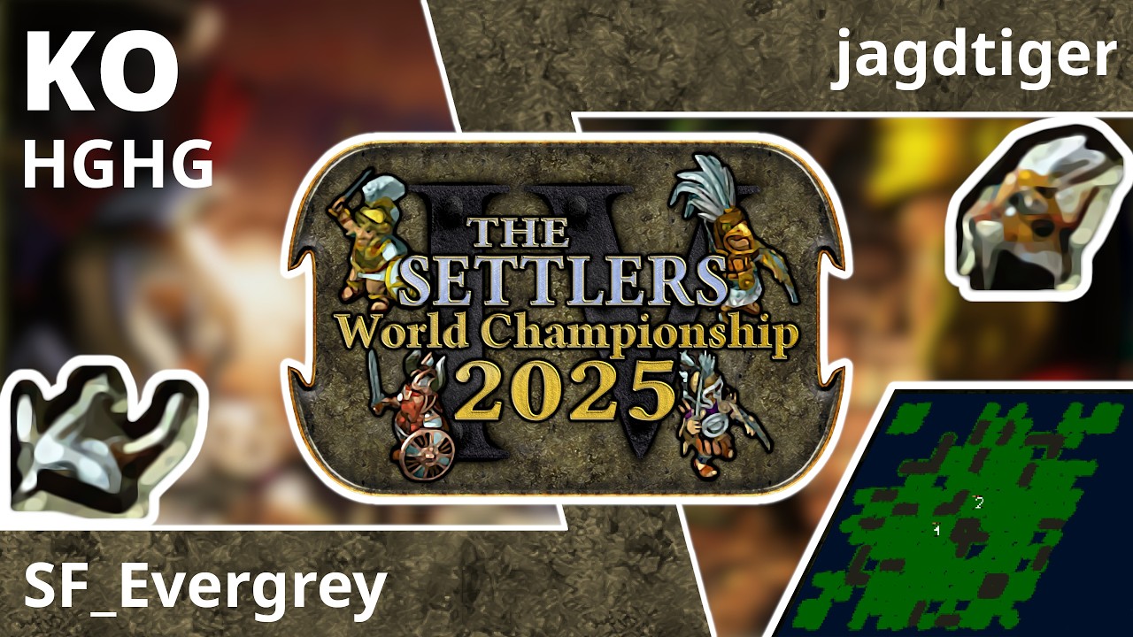[EN] SF_Evergrey vs jagdtiger | Game 3 | Round of 16 | The Settlers IV World Championship 2025