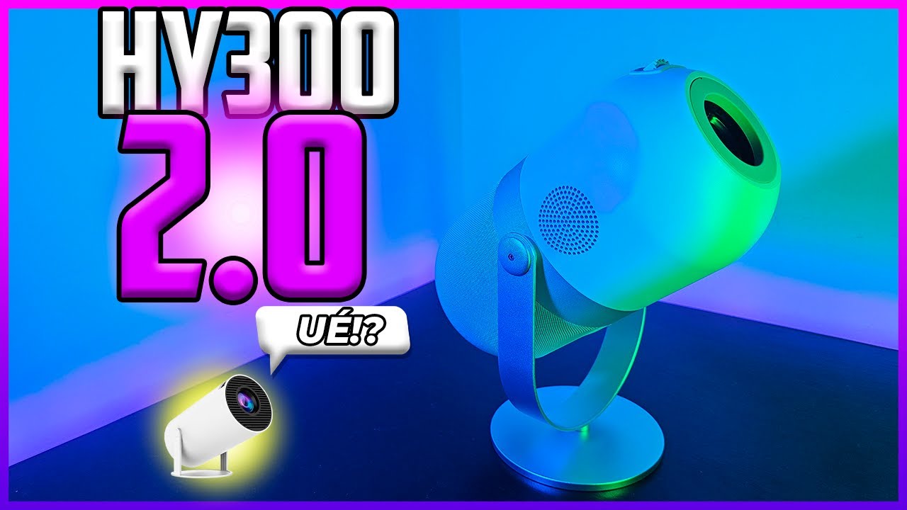 PROJETOR HY300 2.0!! Outro da família HY!? Unboxing, Analise e Comparativo!!! R1 T4