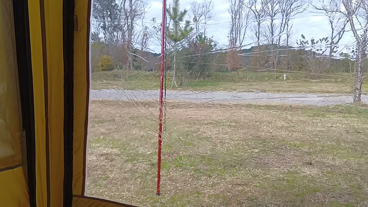 ソロキャンテント内で！　メロディー♫