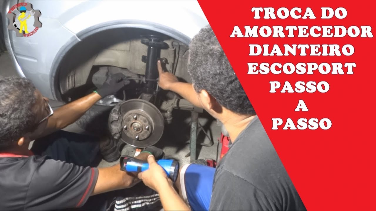 TROCA DOS AMORTECEDORES DIANTEIROS ECOSPORT.