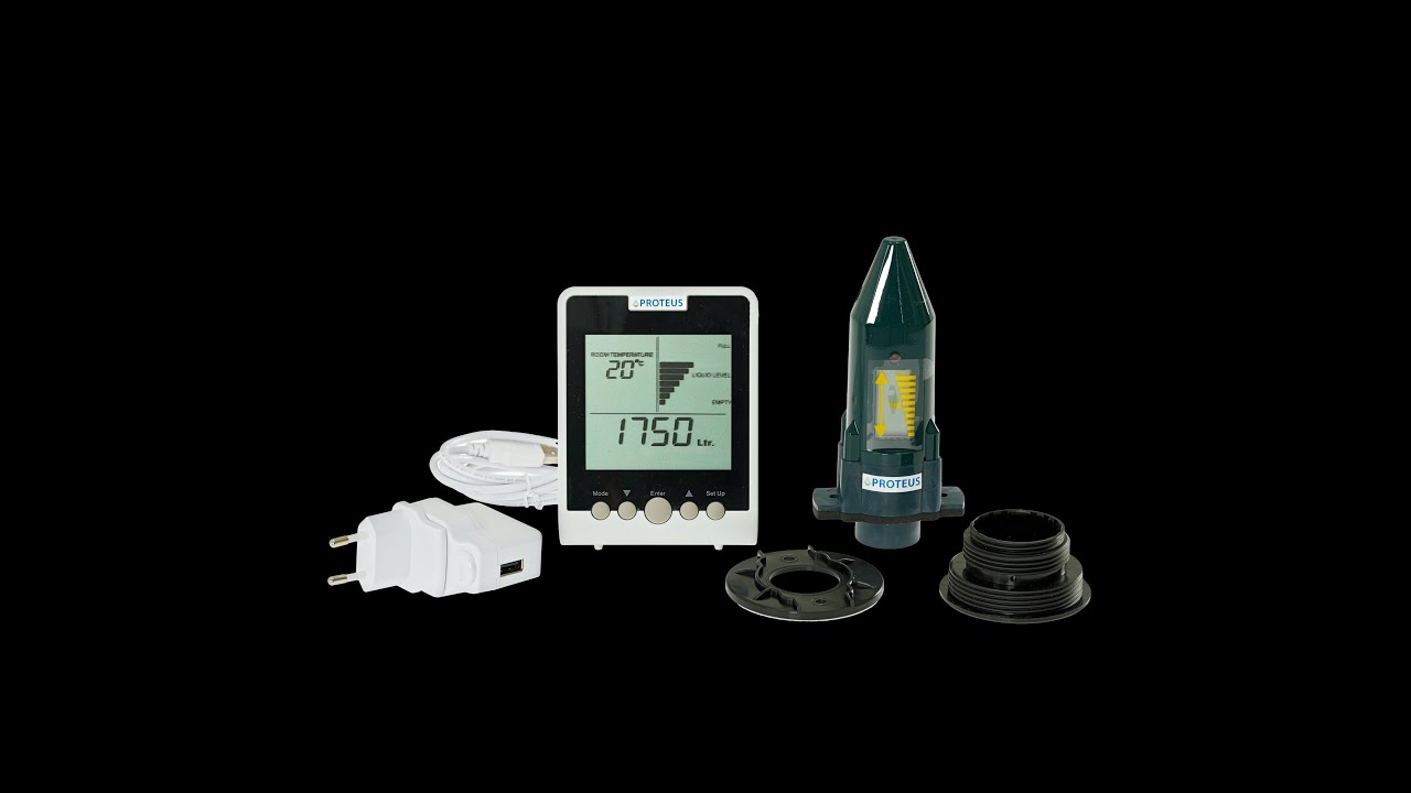 Proteus EcoMeter S pour citernes d'eau : Configuration étape par étape