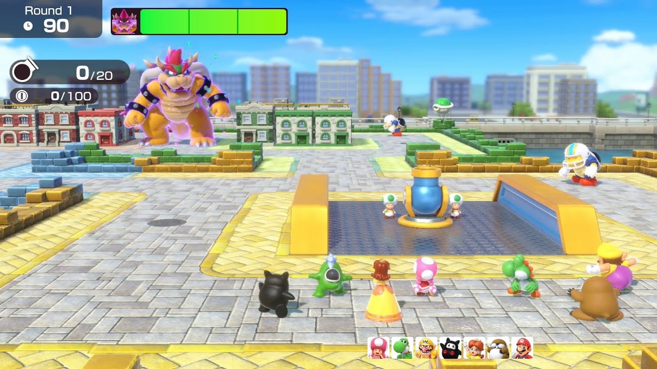 Super Mario Party Jamboree // Bowser Kaboom Squad (Chargin' Chucks - Spike) - Walkthrough