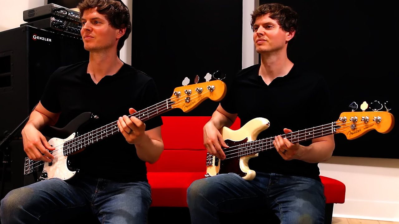 BASS BATTLE // Fender Player II Modified P VS J // Nate Navarro Ft Nathan Navarro