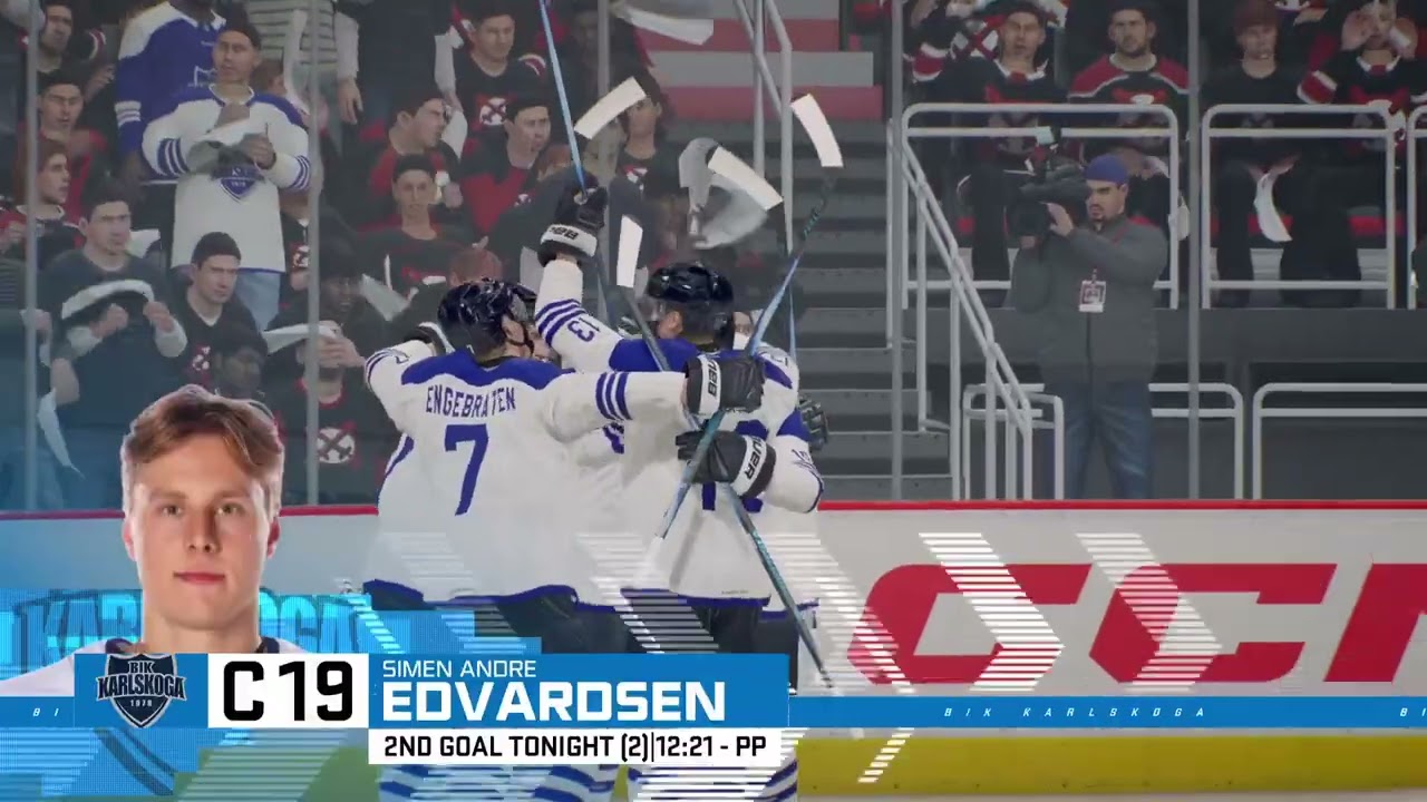 NHL26 Lidingö HC Vs BIK Karlskoga kvartsfinal 6