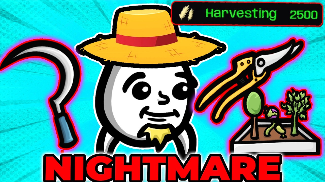 This is how Broken 2500 Harvesting Sickles are | Brotato Farmer Nightmare